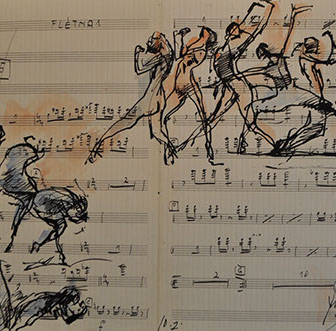 Milan Med's 4MS 10 x 15 Pastel for sale at the Milan Art Gallery in Downtown Fort Worth Texas