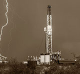 Bob Callender's&nbsp; Charged Skies for sale at the Milan Art Gallery in Downtown Fort Worth Texas