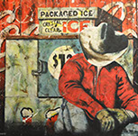 Chuck Middlekauff's Chilling Out 30 x 40 for sale at the Milan Art Gallery in Downtown Fort Worth Texas