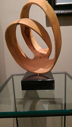 Jacarte's Marylin Pink glass perfume bottle for sale at the Milan Art Gallery in Downtown Fort Worth Texas