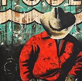 Chuck Middlekauff's Splash Guard 40 x 30 for sale at the Milan Art Gallery in Downtown Fort Worth Texas