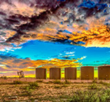 Bob Callender's Tanks for sale at the Milan Art Gallery in Downtown Fort Worth Texas